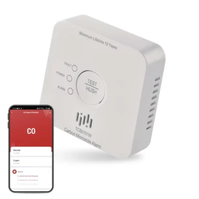 Szén-Monoxid érzékelő Gosmart, Wifi vezérelt (10 év élettartam)